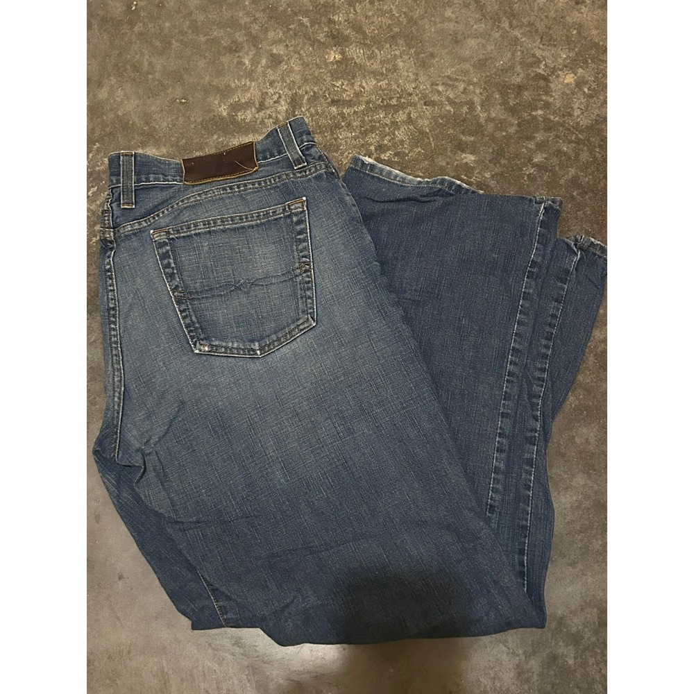 Lucky Brand Hipster Bootleg Jeans Mens 36 Medium Wash Blue Denim Made in USA